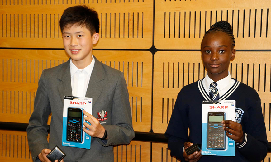 Winners at Wits Maths Competition
